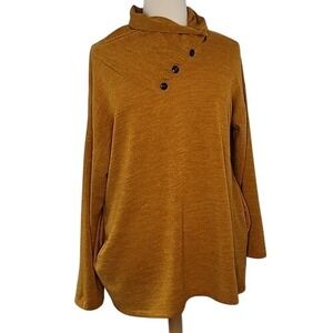 Shop Basic USA Yellow Pullover‎ Sweater